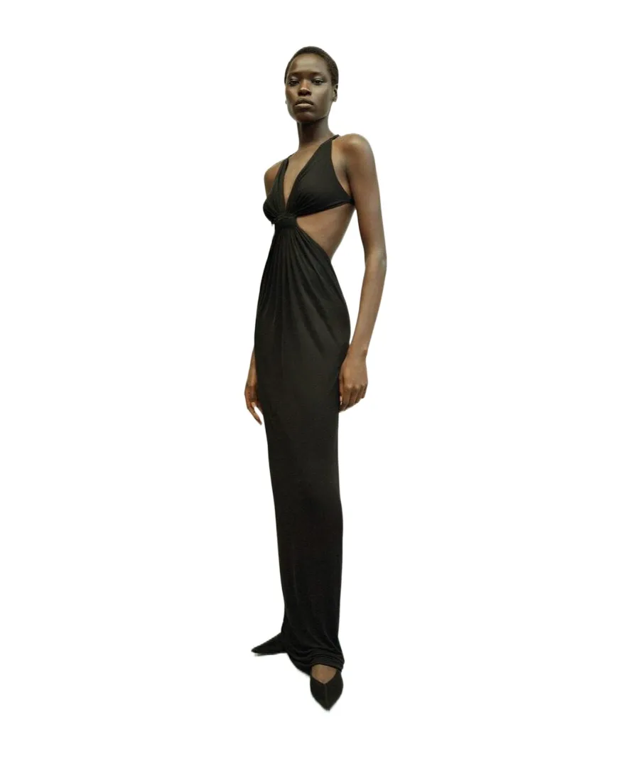 Backless Halter Dress