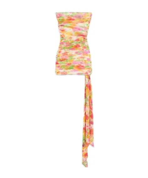Ruched Strapless Dress