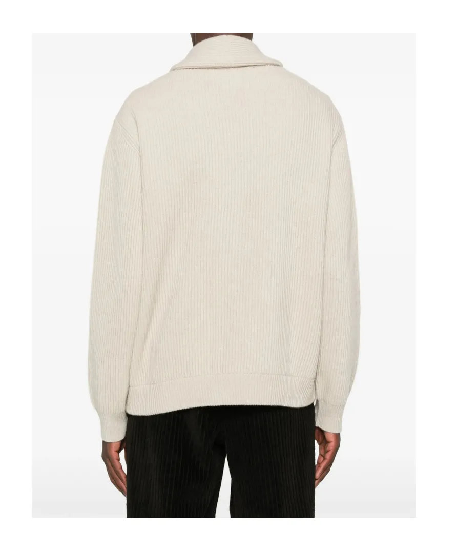 Long-Sleeved Knitted Casual Jacket