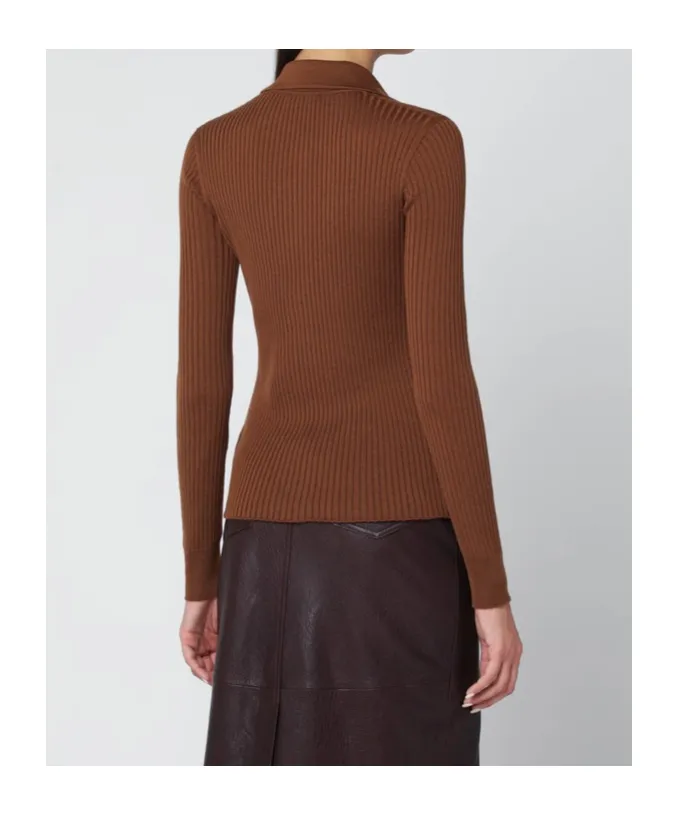 Button Long-Sleeved Sweater