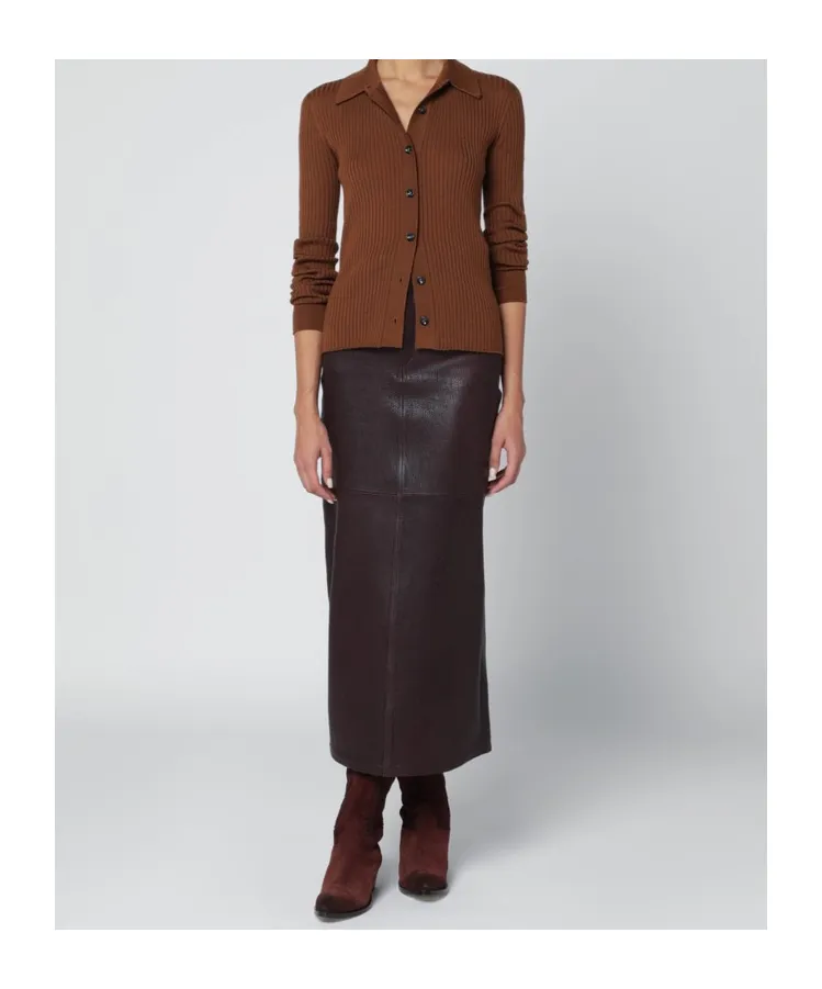 Button Long-Sleeved Sweater