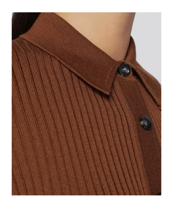 Button Long-Sleeved Sweater