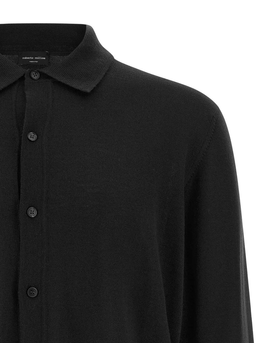 Buttoned Wool Cardigan