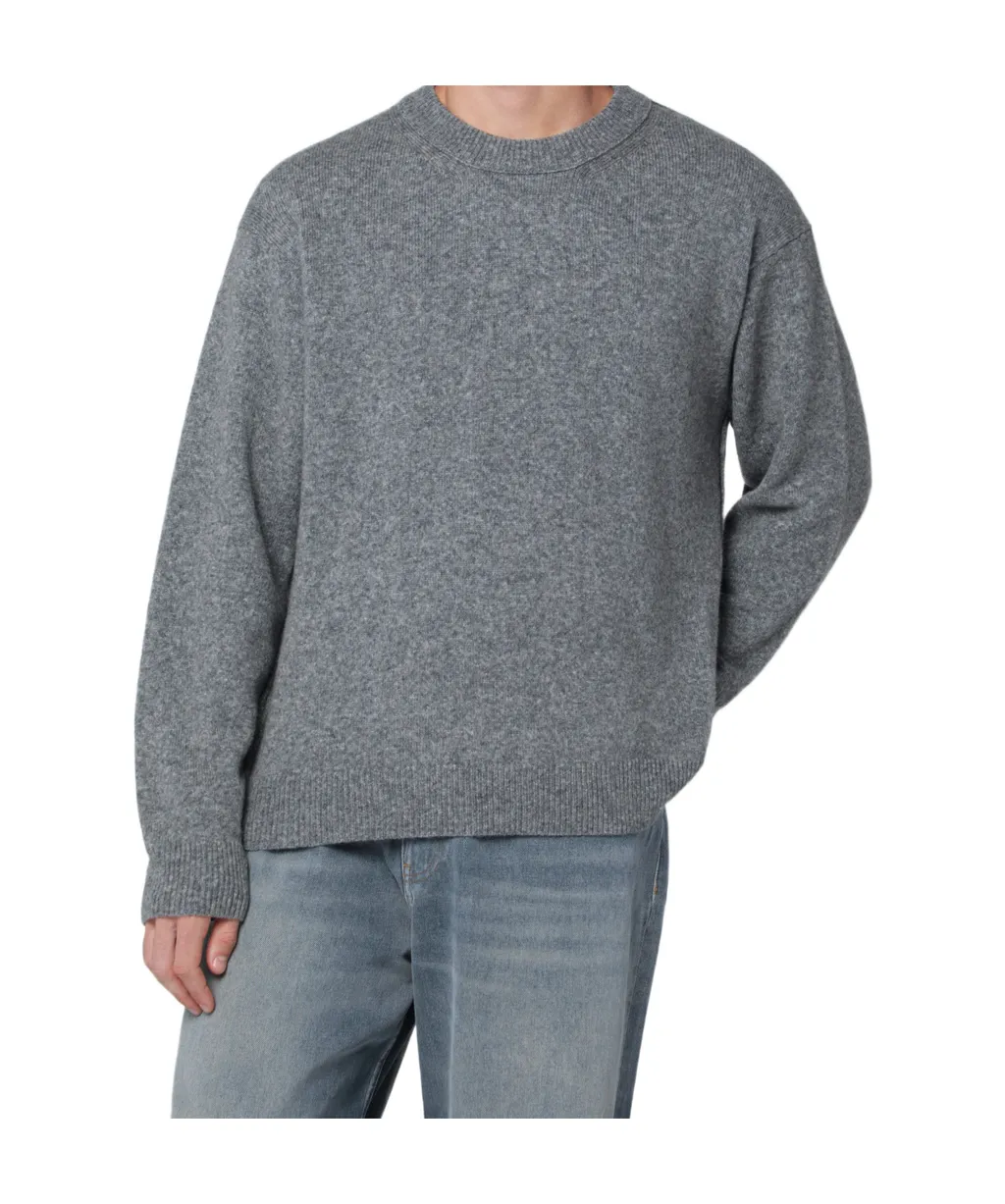 Crew Neck Long-Sleeved Sweater