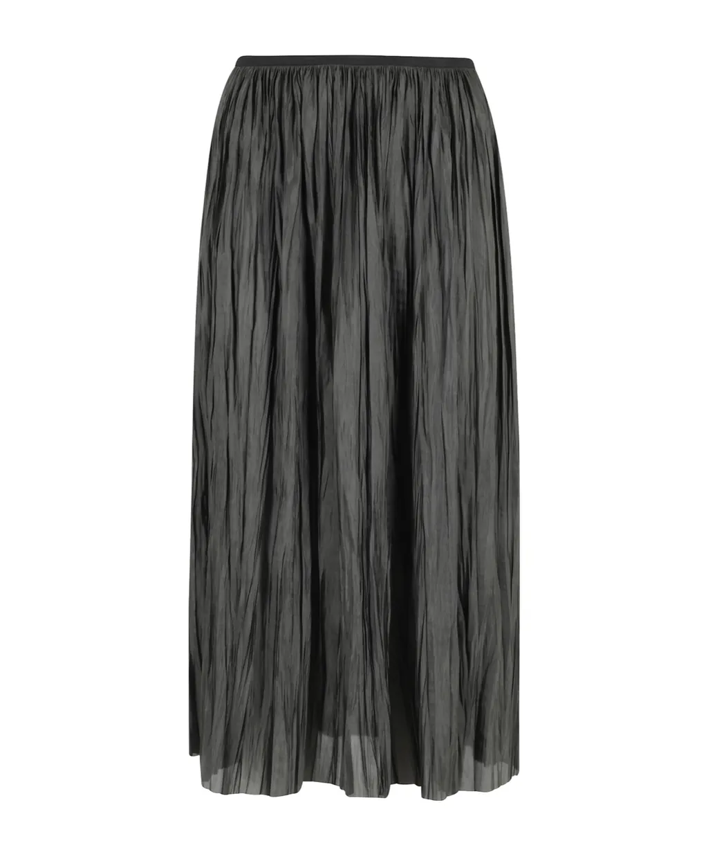 Pleated Midi Skirt