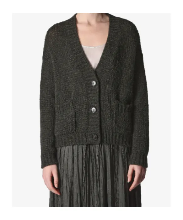 Front-Pockets Cardigan