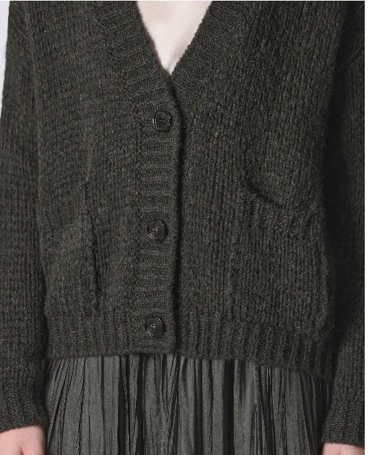 Front-Pockets Cardigan