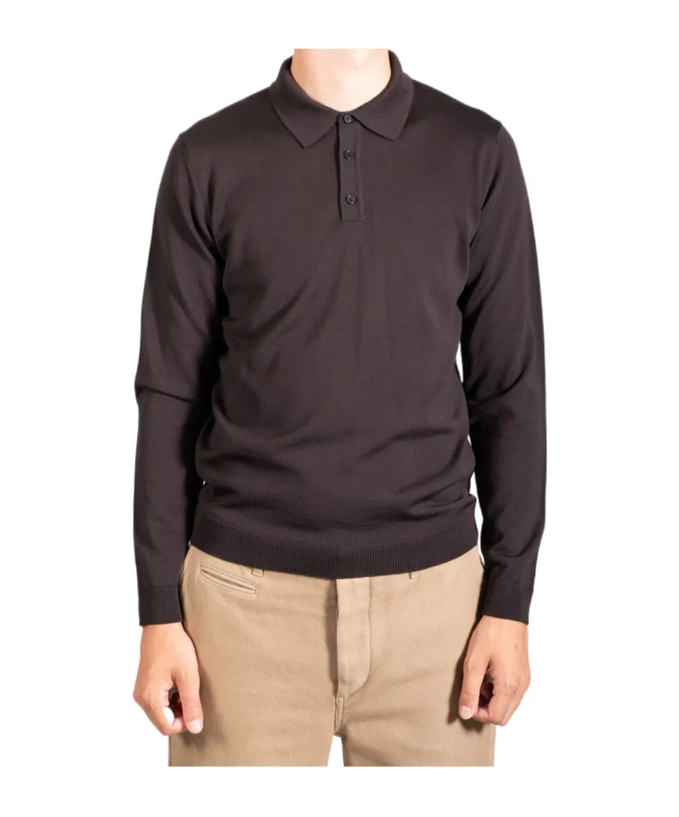 Long-Sleeve Polo Shirt