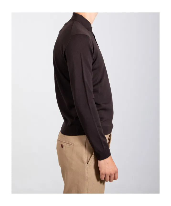 Long-Sleeve Polo Shirt