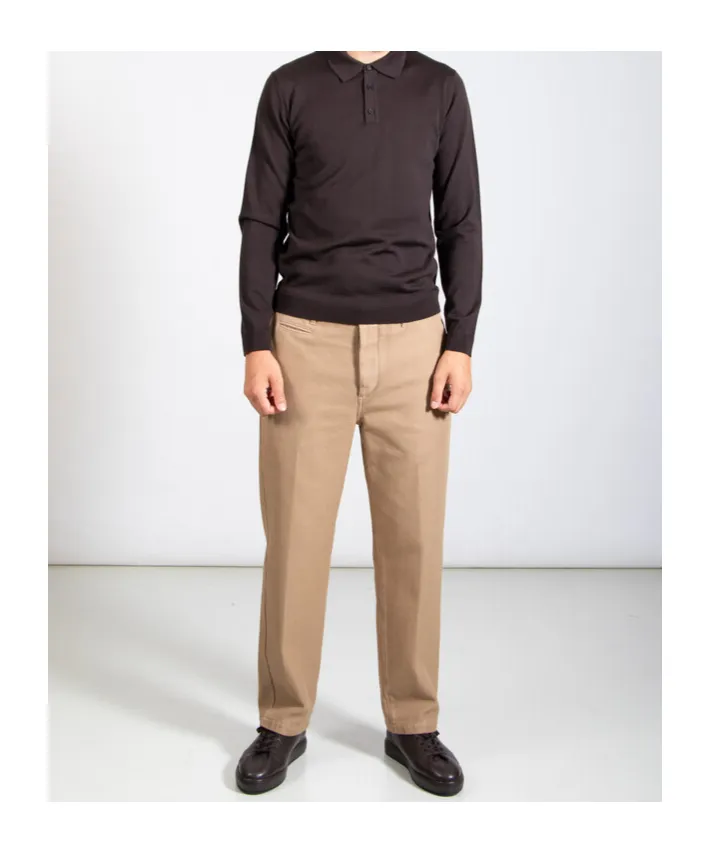 Long-Sleeve Polo Shirt