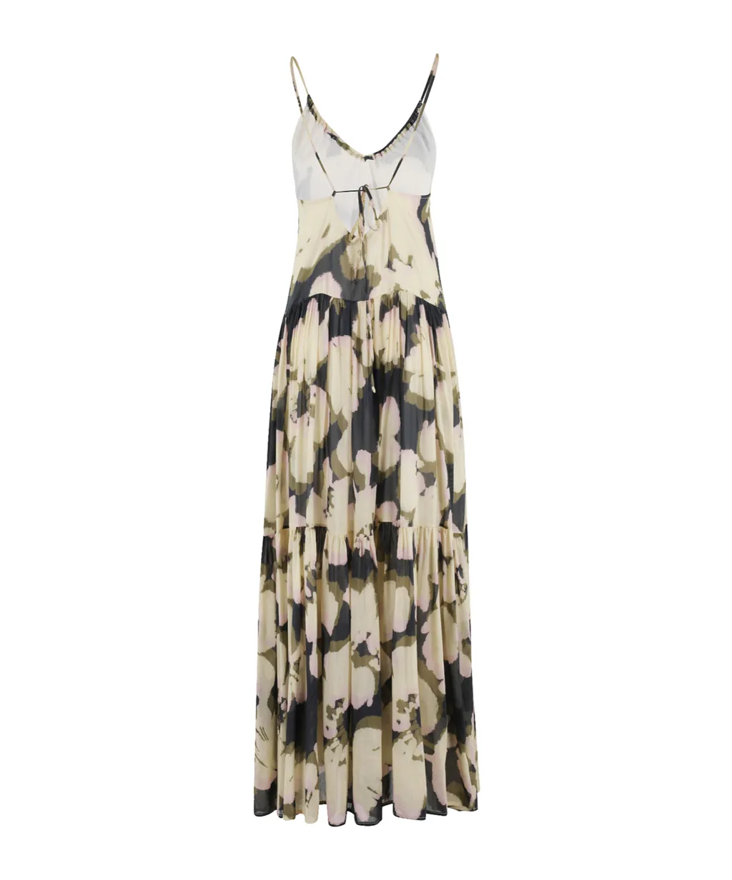 Strap Print Dress