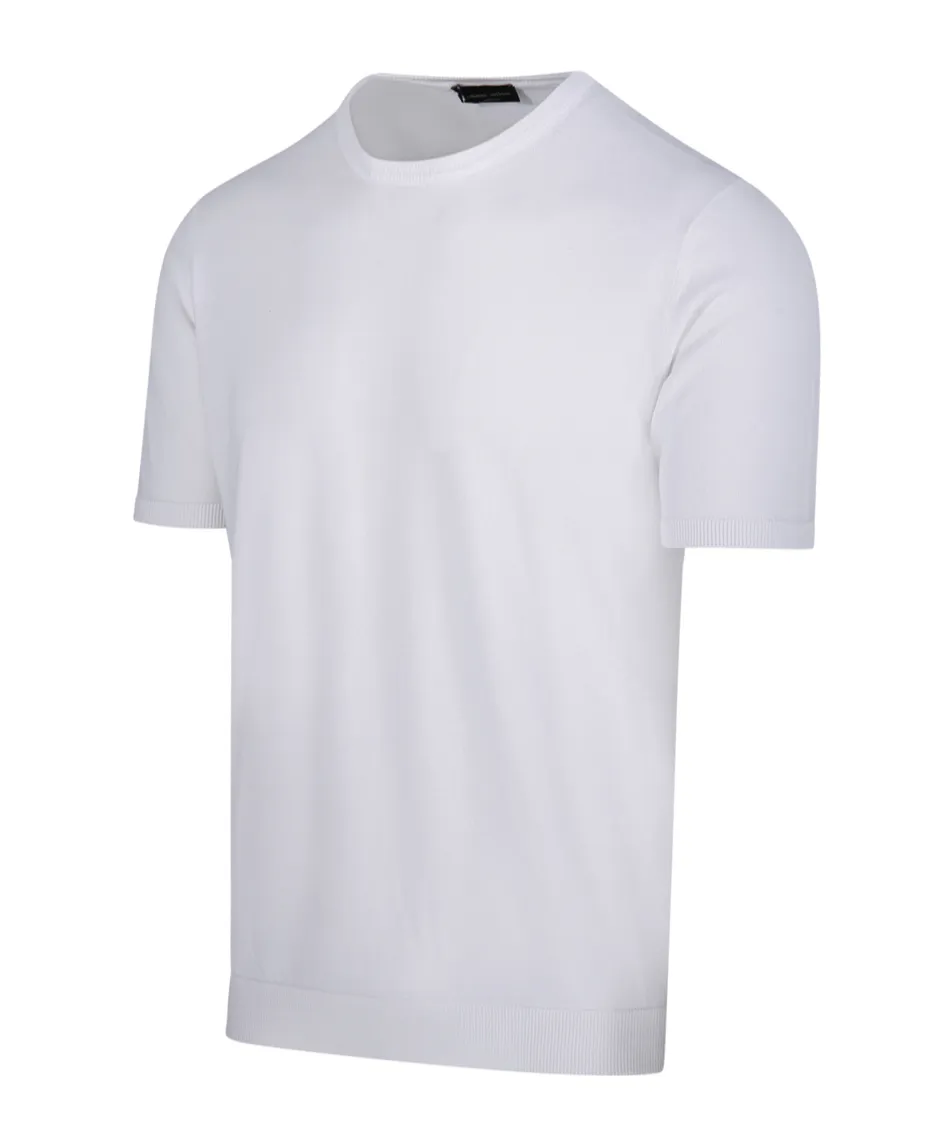 Knitted Crew Neck T-Shirt