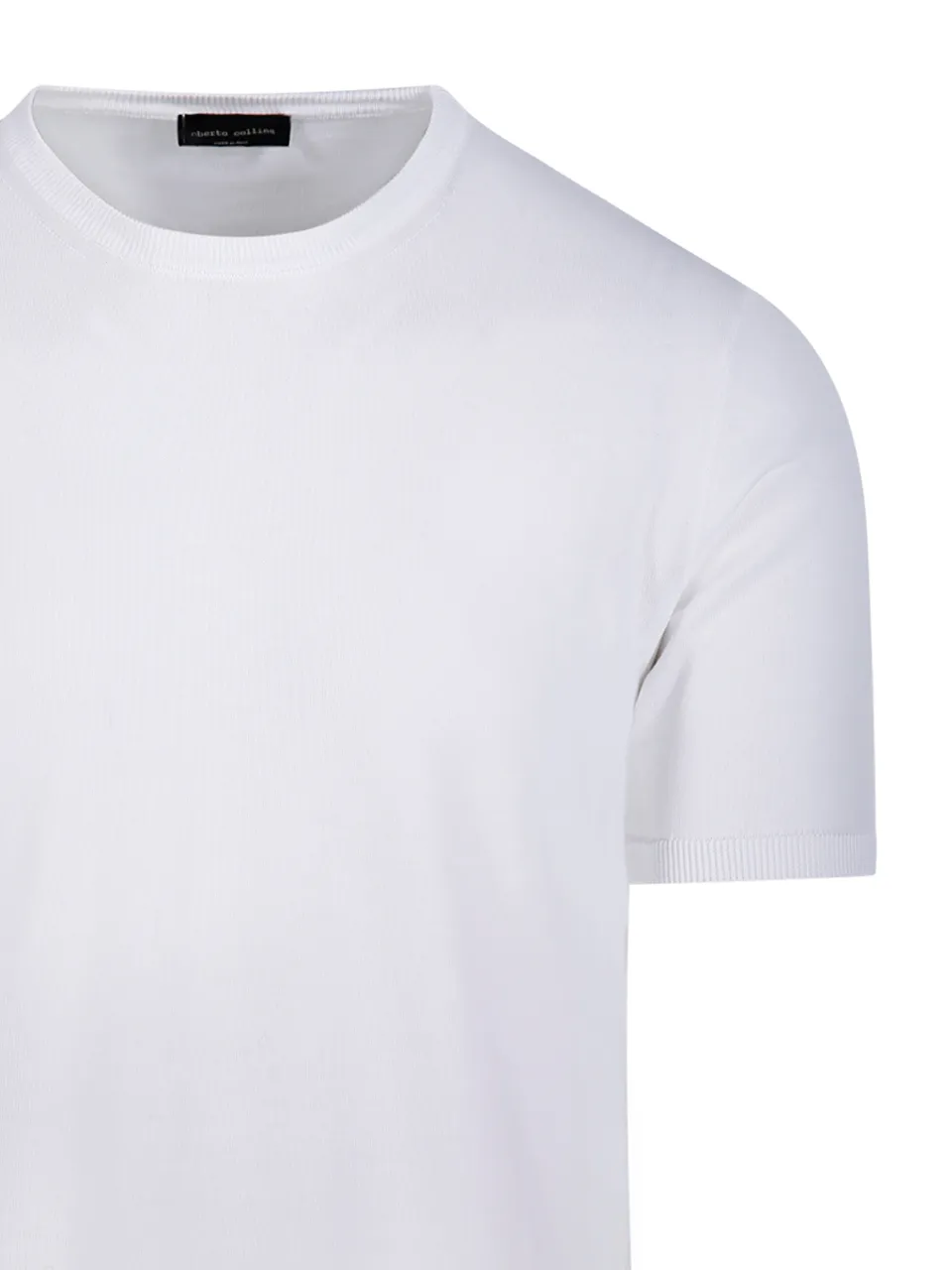 Knitted Crew Neck T-Shirt