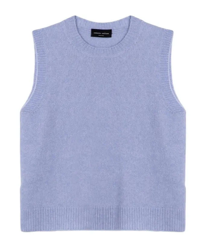 Cashmere-Blend Top
