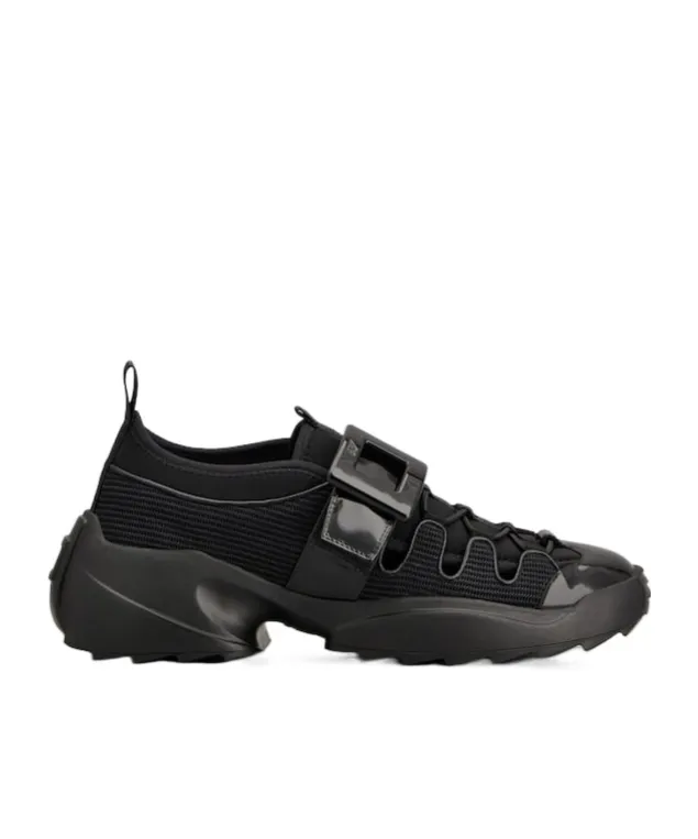 Viv' On The Run Trekky Sneakers In Fabric And Patent Leather