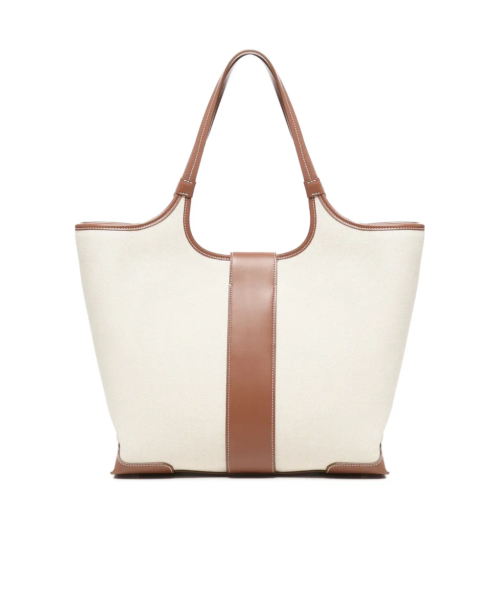 Buckle Detailed Shopping Bag