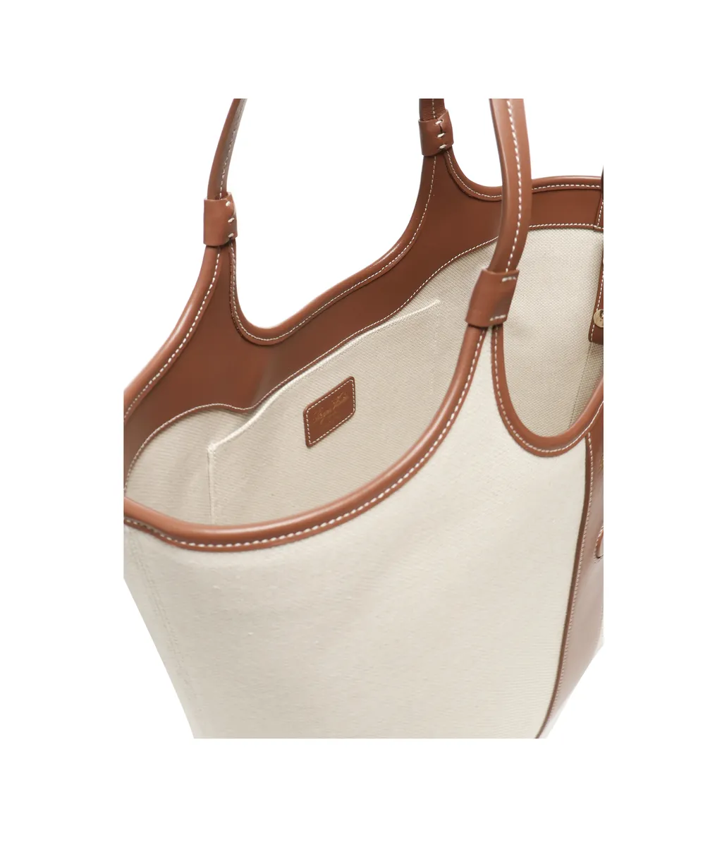 Buckle Detailed Shopping Bag