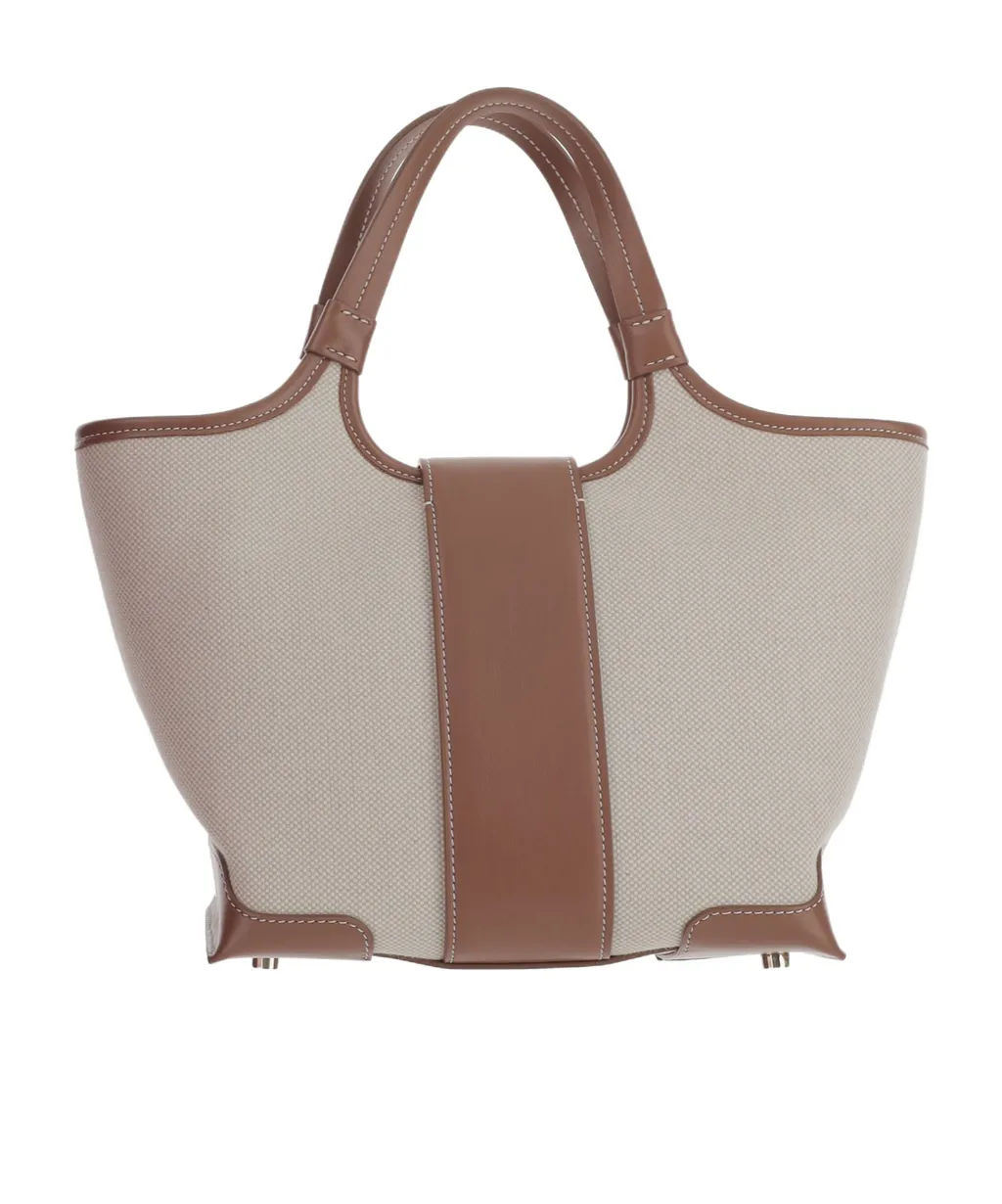 Logo Engraved Buckle Shoulder Bag