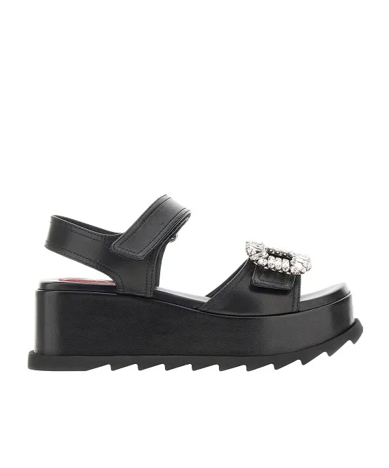 Slidy Viv' Wedge Sandals