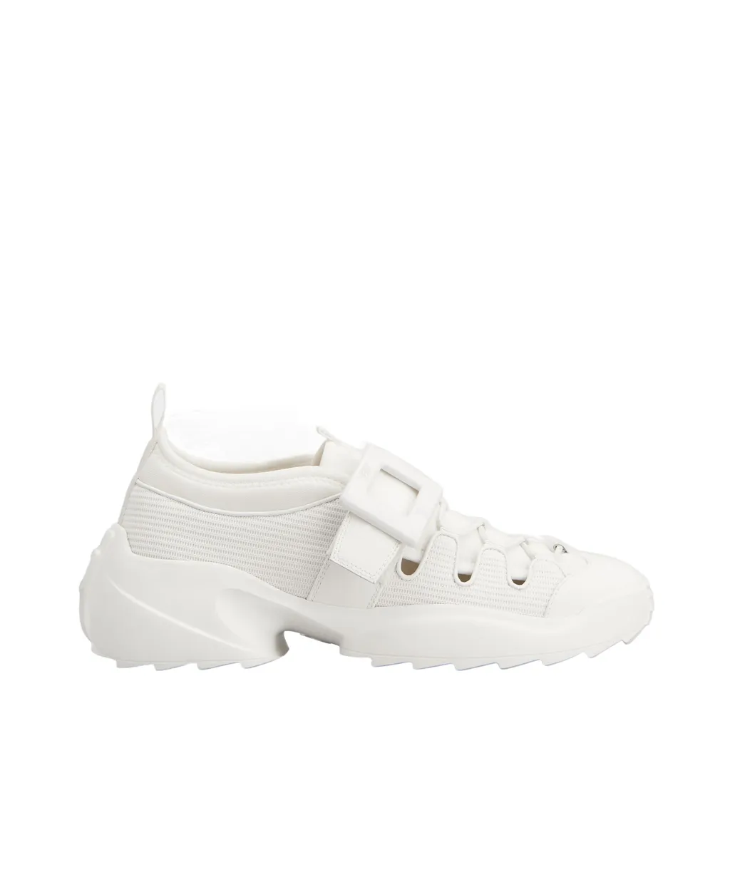 Viv' On The Run Trekky Sneakers In Fabric And Leather