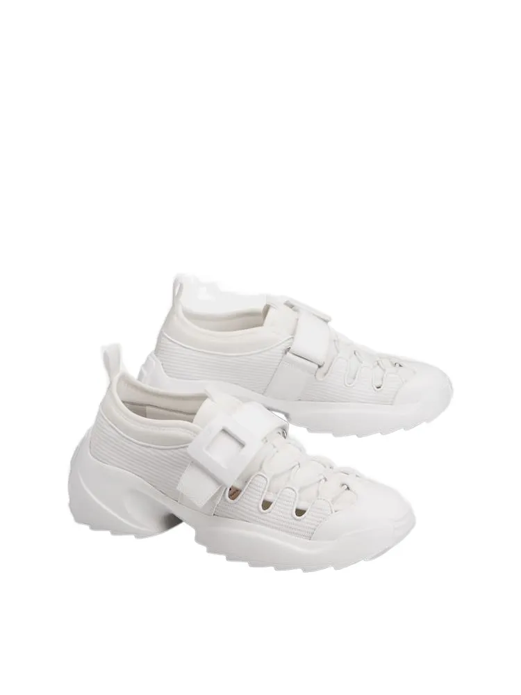Viv' On The Run Trekky Sneakers In Fabric And Leather