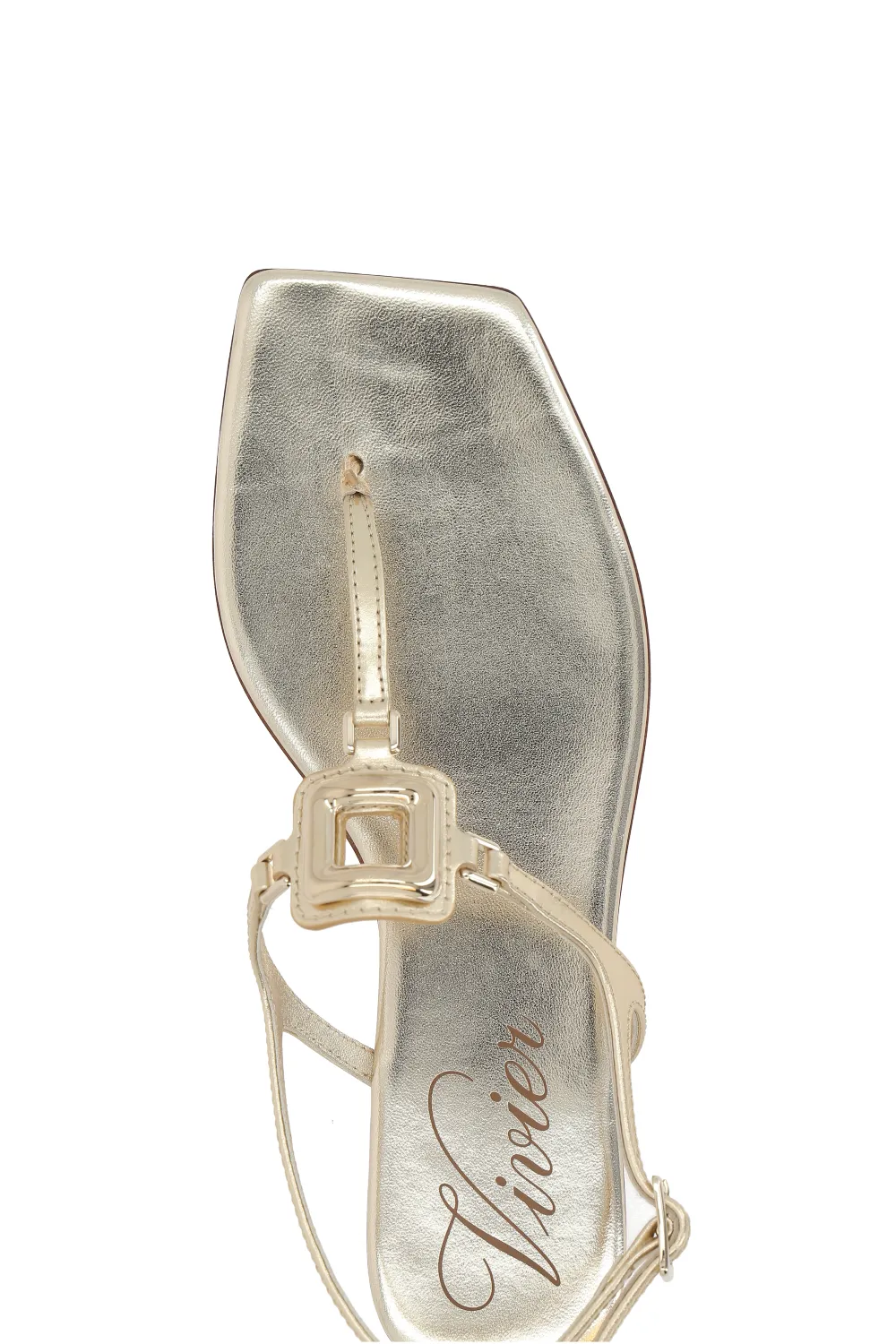 Square-Headed Flat Sandals
