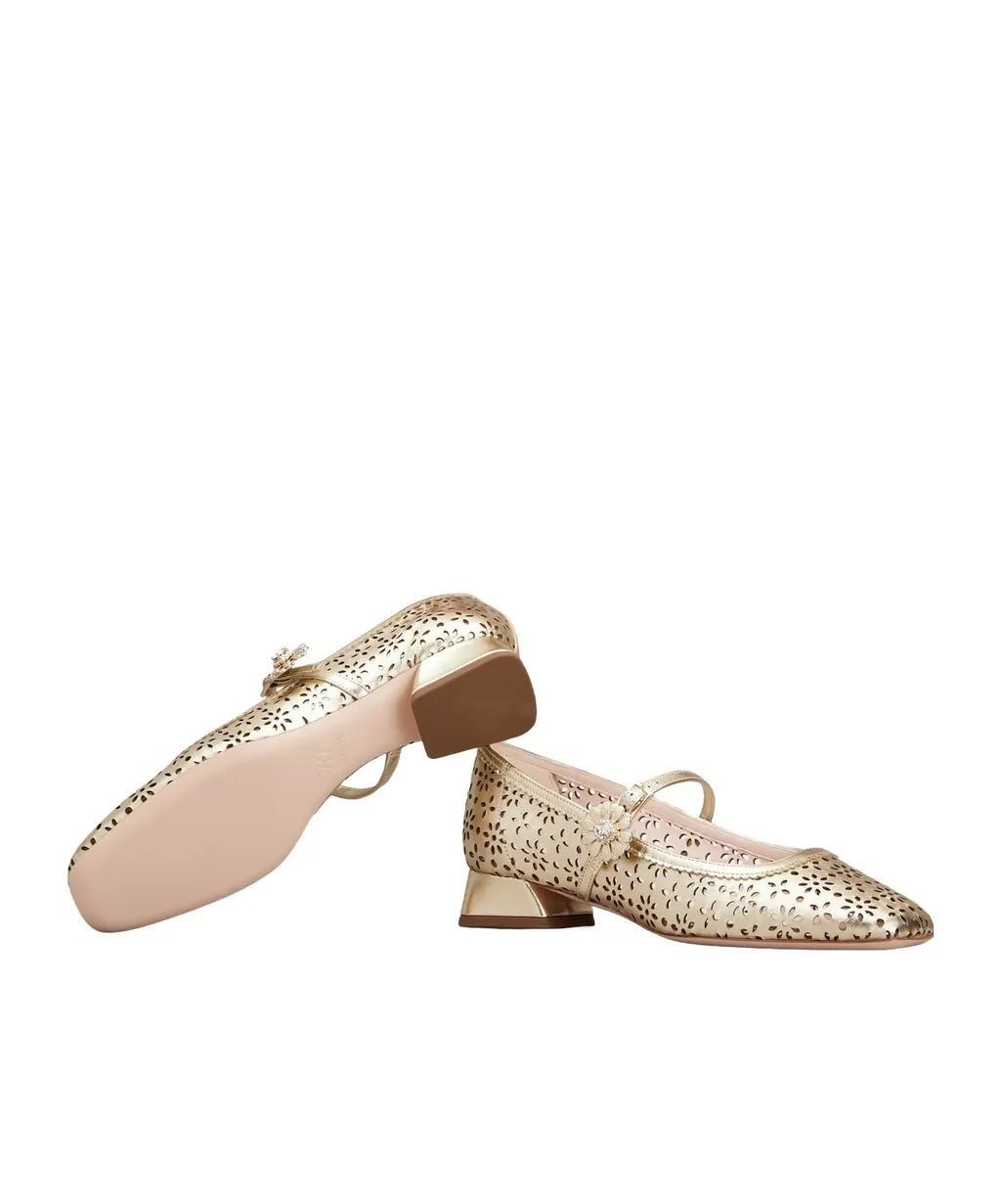 TrÈS Vivier Mary Jane In Leather