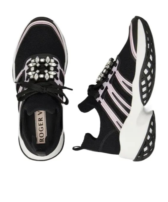 Mesh Panelled Sneakers