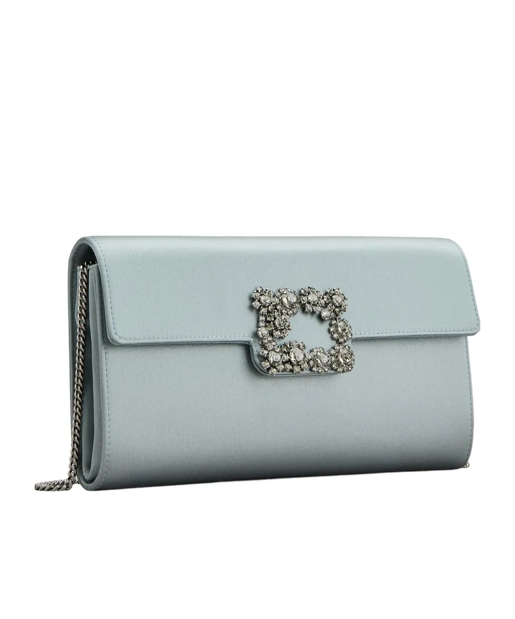 Efflorescence Clutch In Satin