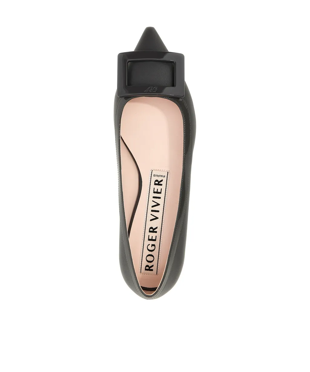 Gommettine Buckle Ballet Flats