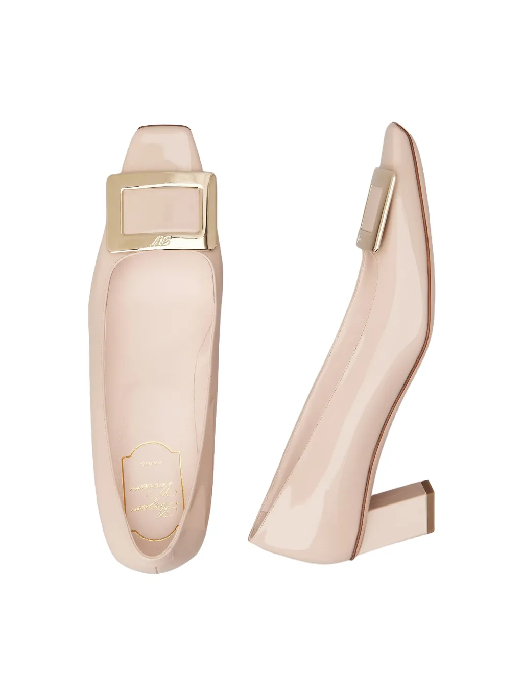 Belle Vivier Buckle Pumps