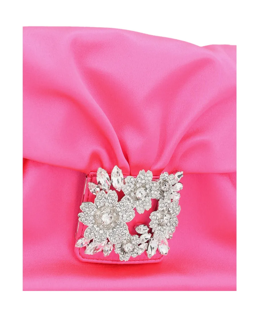 Embellished Draped Clutch Bag