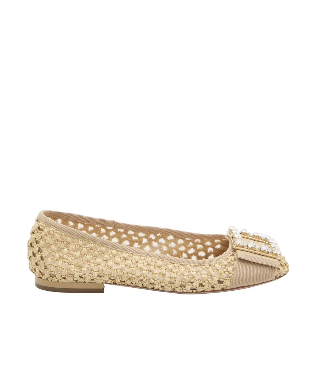 Embellished Slip-On Ballerinas