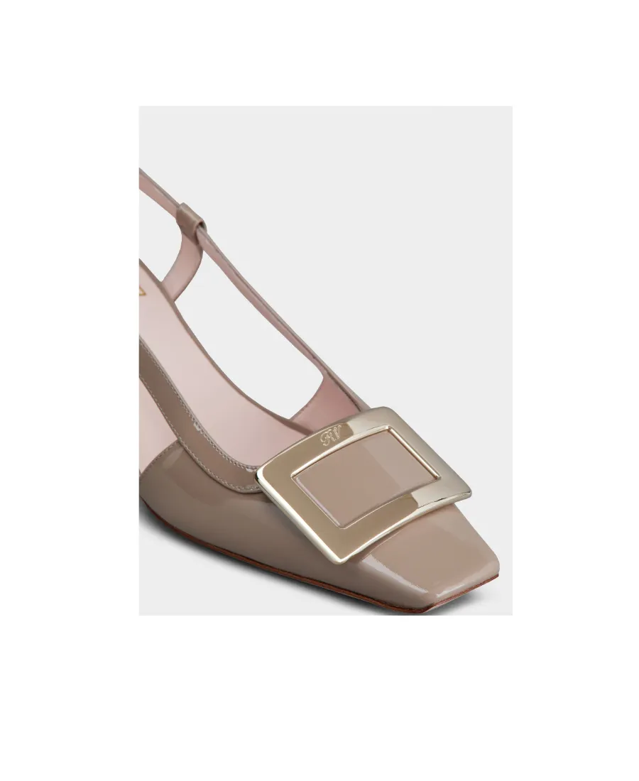 Belle Vivier Buckle Slingback Pumps