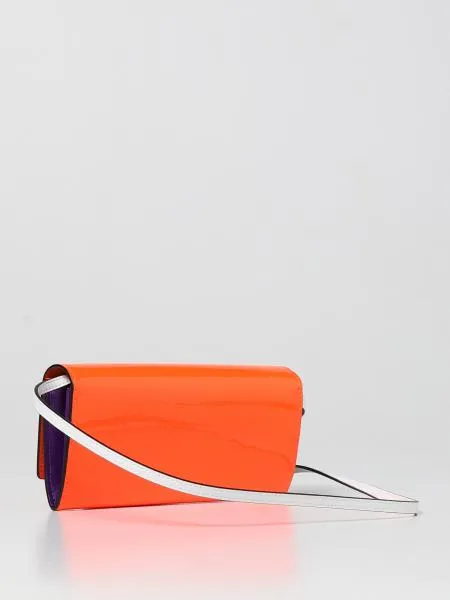 Belle Vivier Metal Buckle Wallet In Patent Leather
