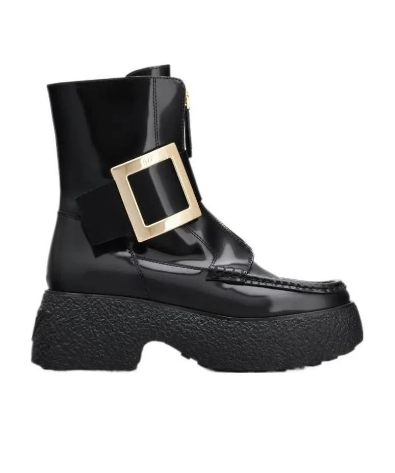 Viv' Rangers Thick-Soled Metal Clasp Boots