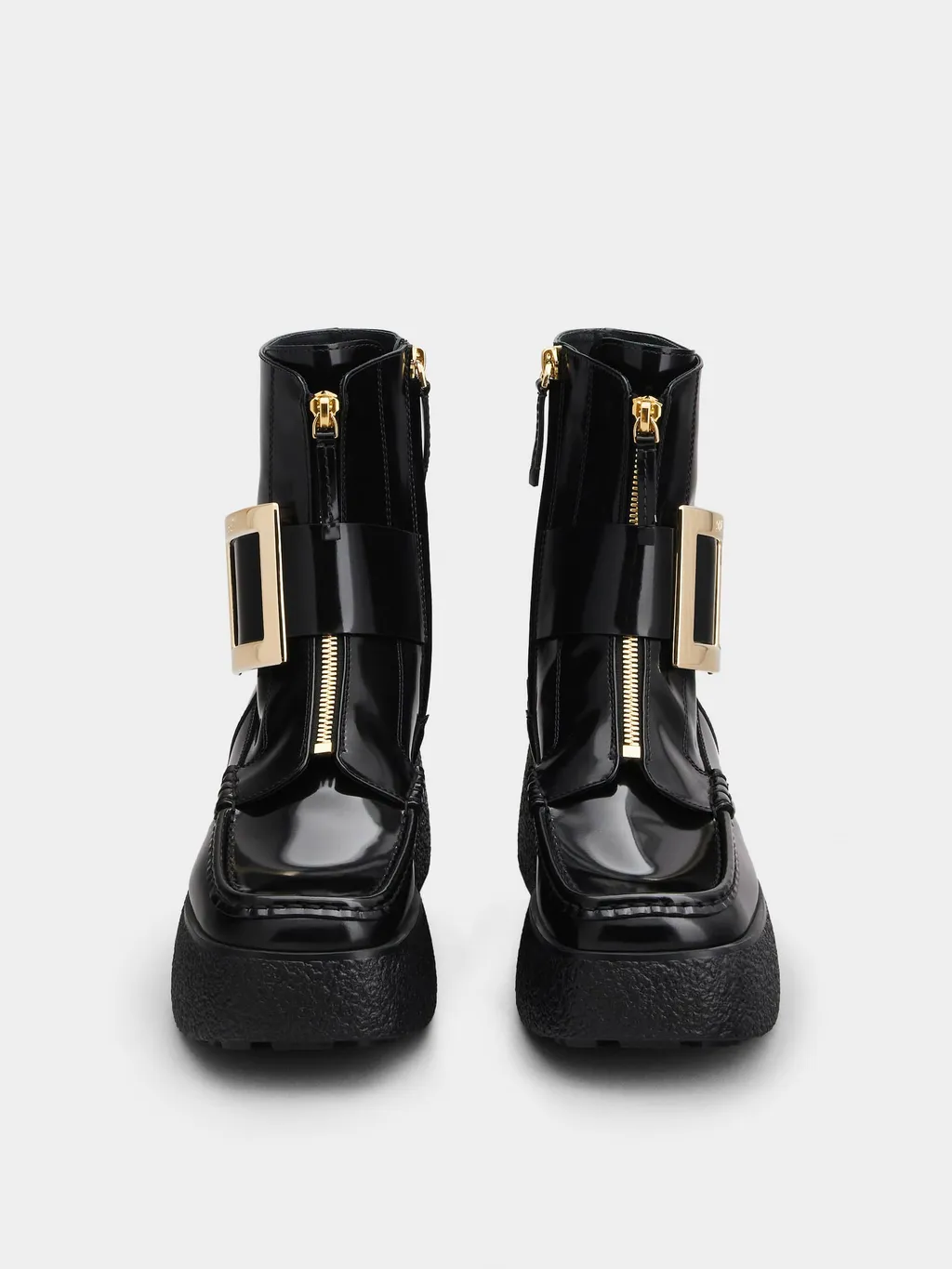 Viv' Rangers Thick-Soled Metal Clasp Boots