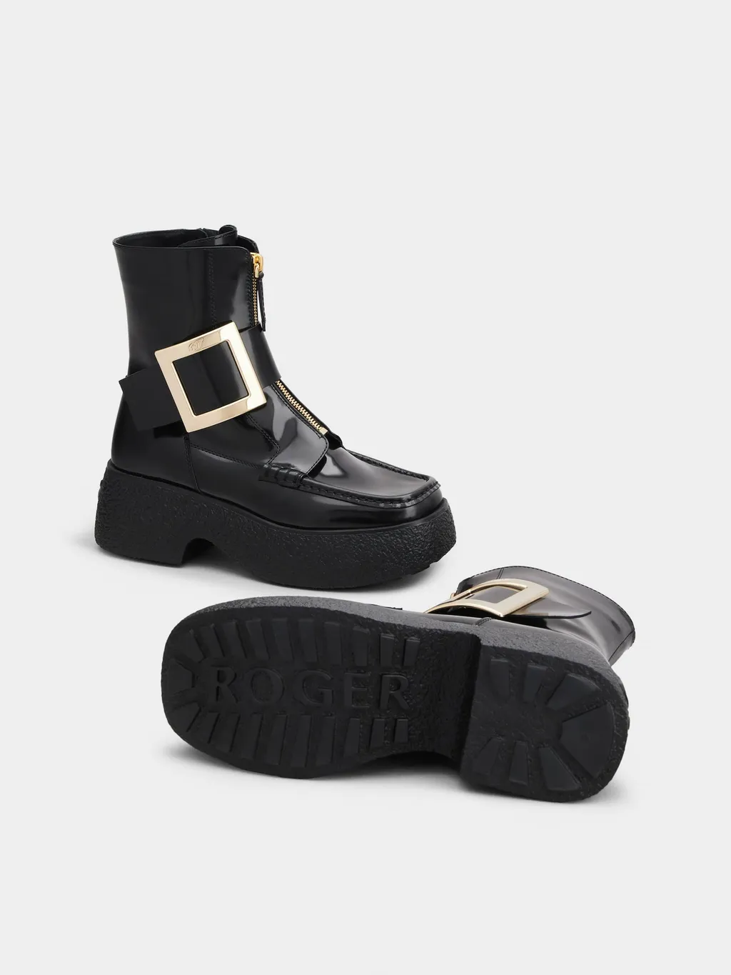 Viv' Rangers Thick-Soled Metal Clasp Boots