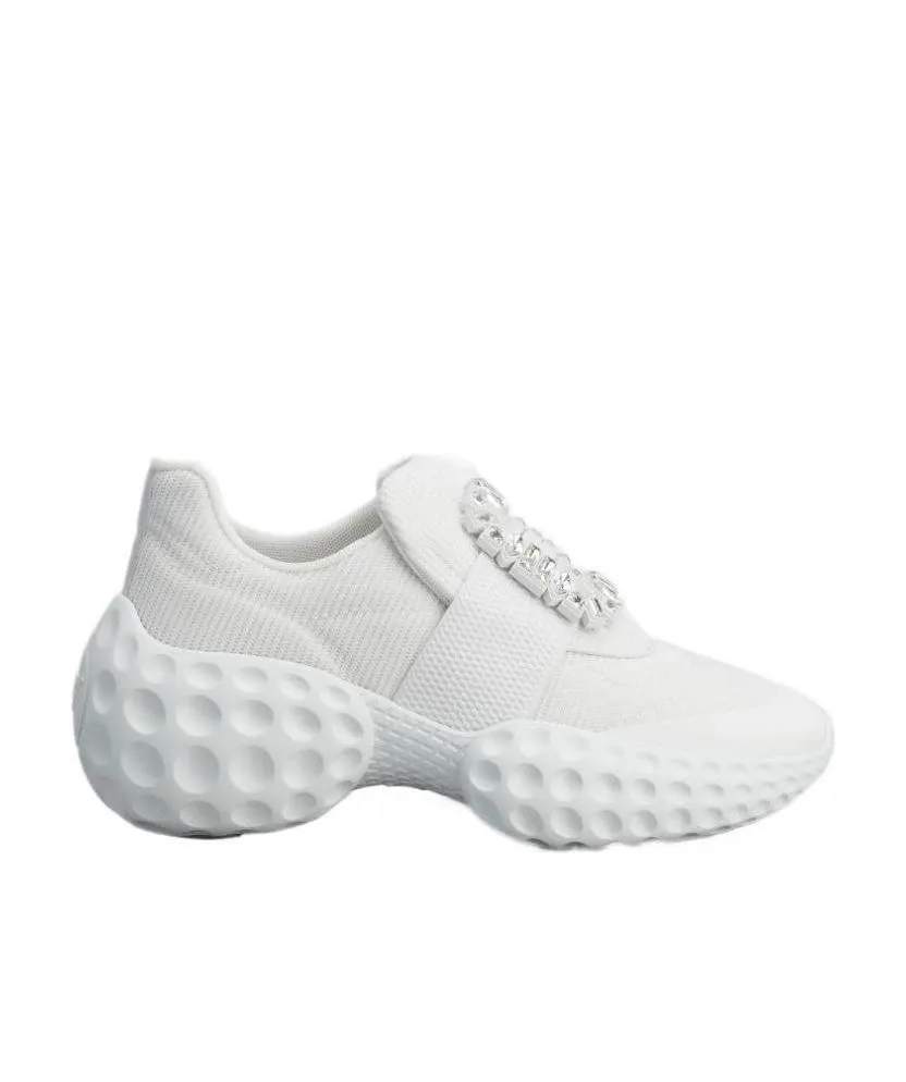 Viv' Run Crystal-Buckle Sneakers
