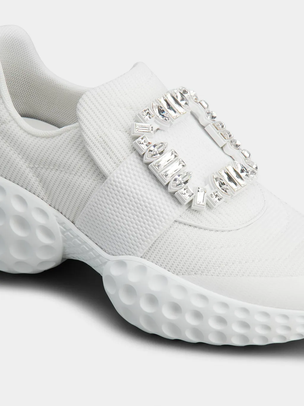 Viv' Run Crystal-Buckle Sneakers