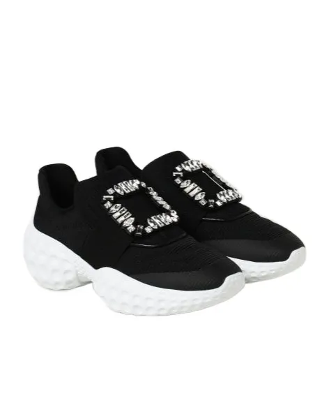 Viv' Run Light Embellished Buckle Sneakers