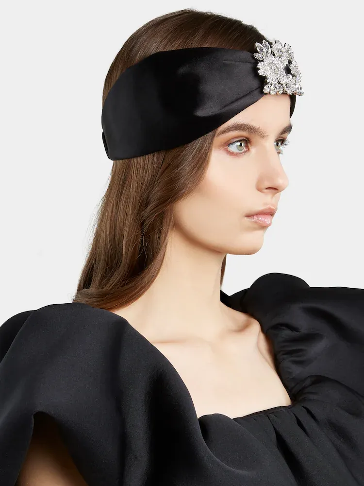 Crystal-Embellished Hair Band