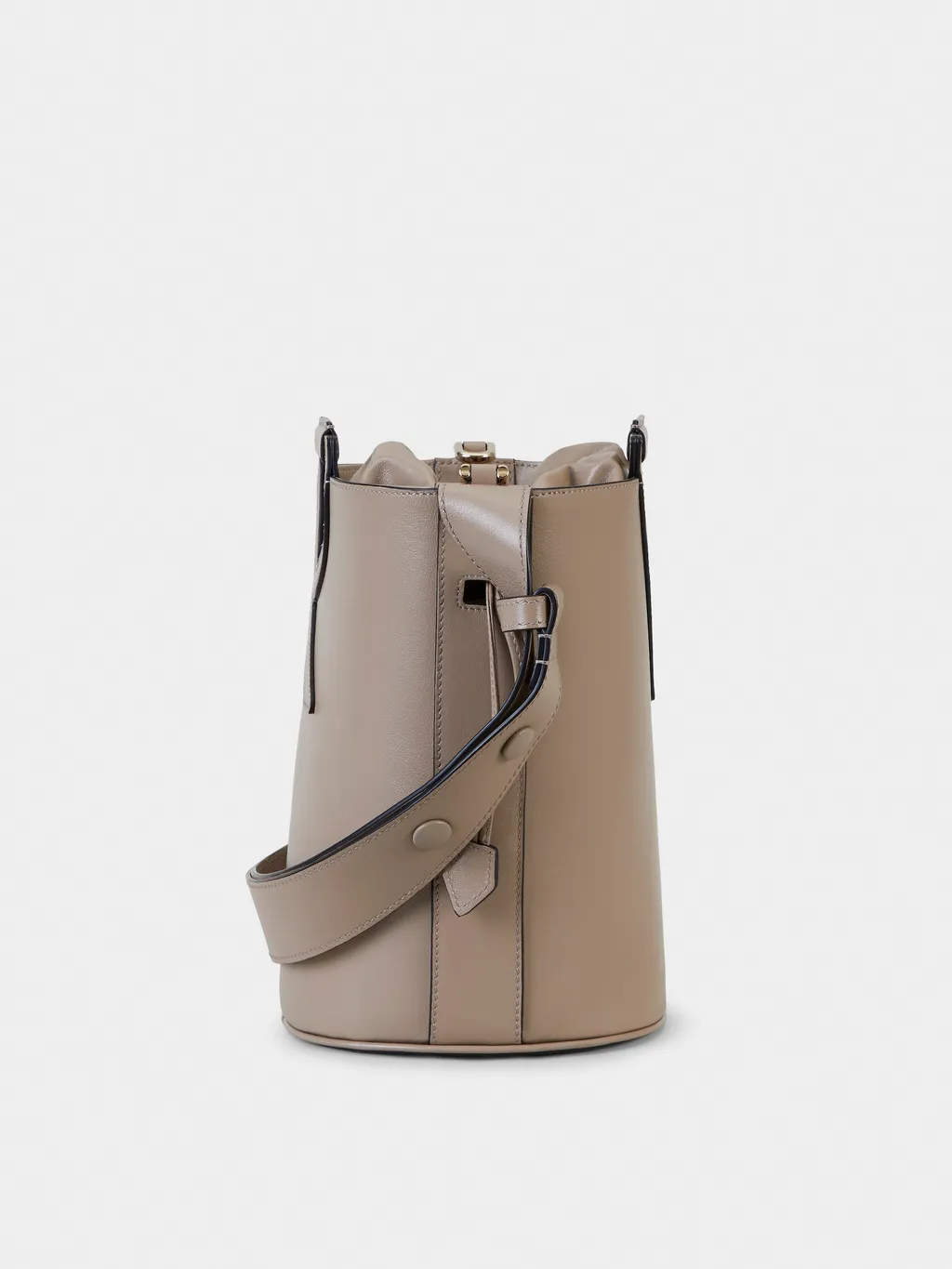 Logo-Embellished Bucket Bag