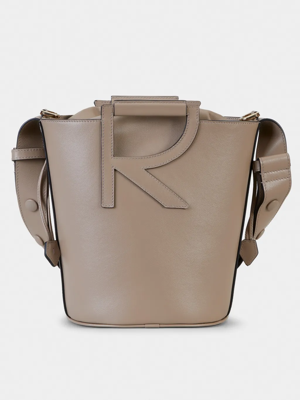 Logo-Embellished Bucket Bag