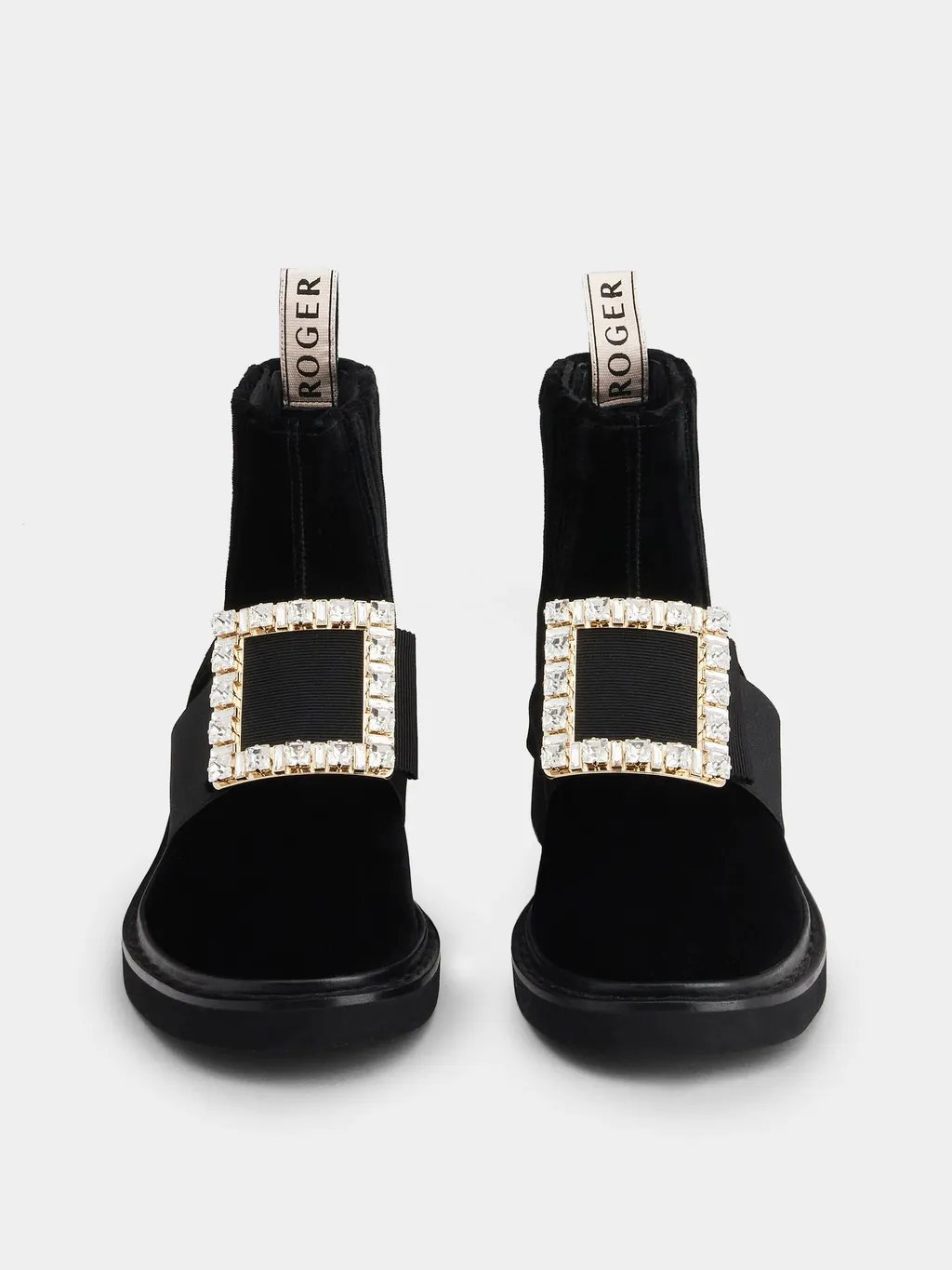 Drill Button Ankle Boots