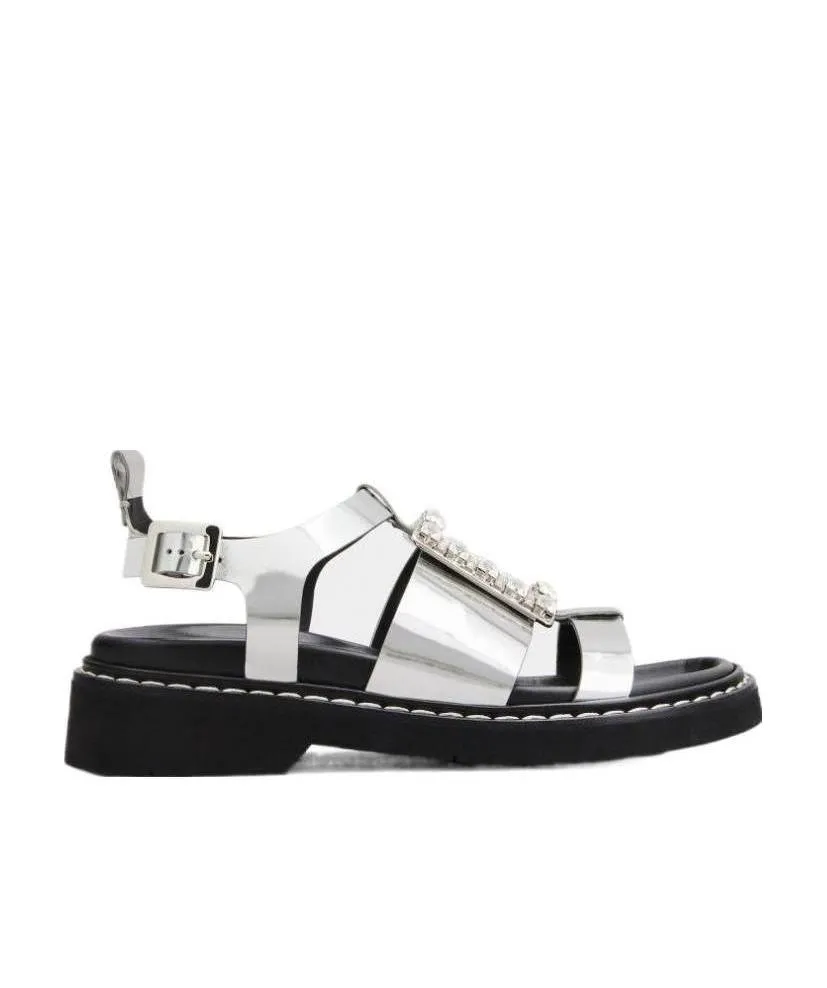 Open-Toed Round Head Sandals