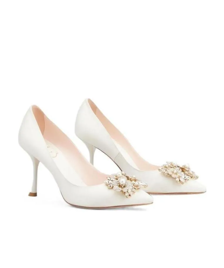 Efflorescence Embellished Pumps