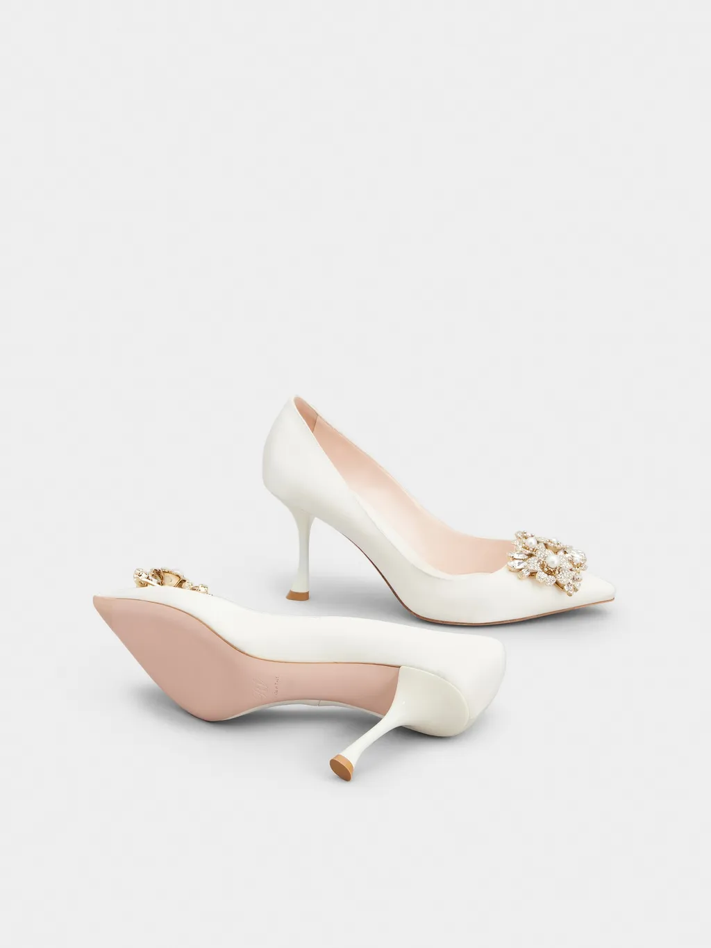 Efflorescence Embellished Pumps