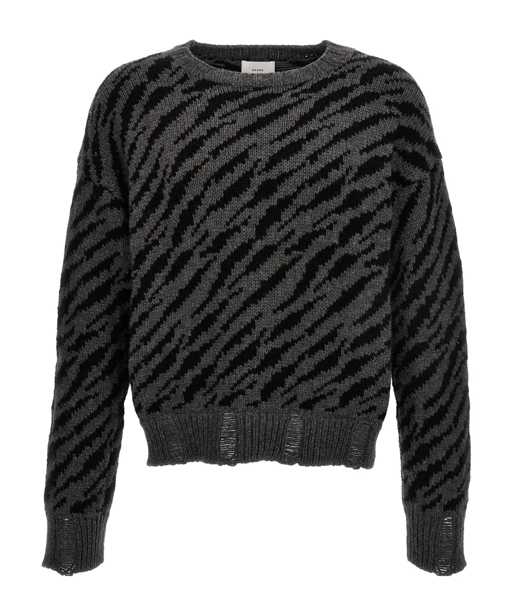 Striped Knit Sweater