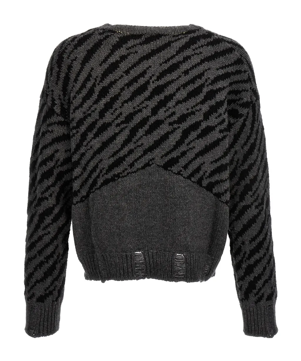 Striped Knit Sweater